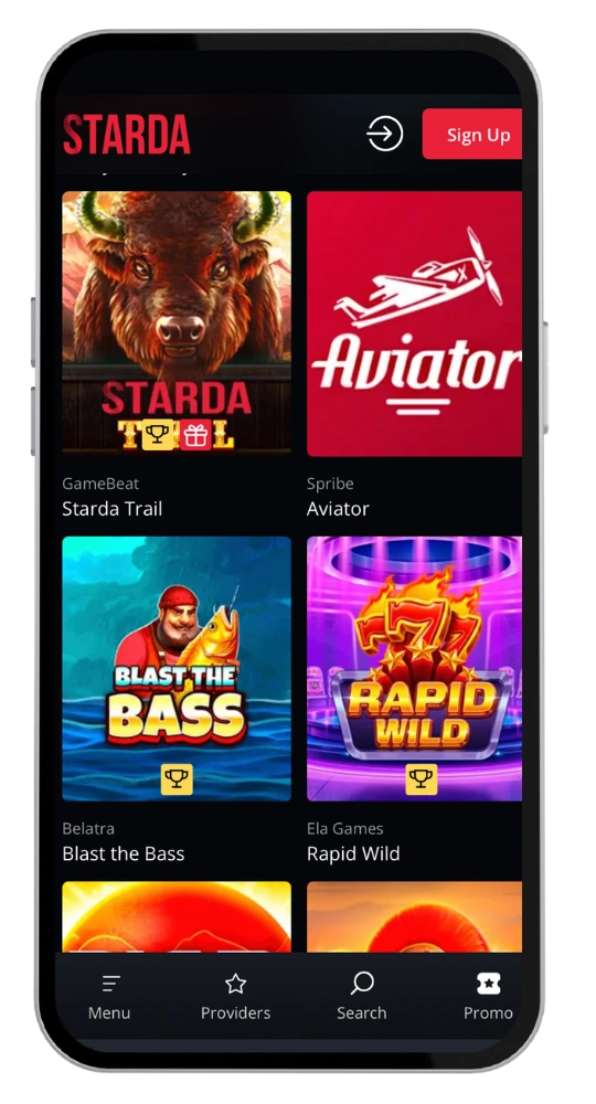 Starda Kasino app